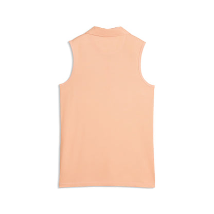 Women's Birdseye Sleeveless Golf Polo / Puma Golf Special Offer