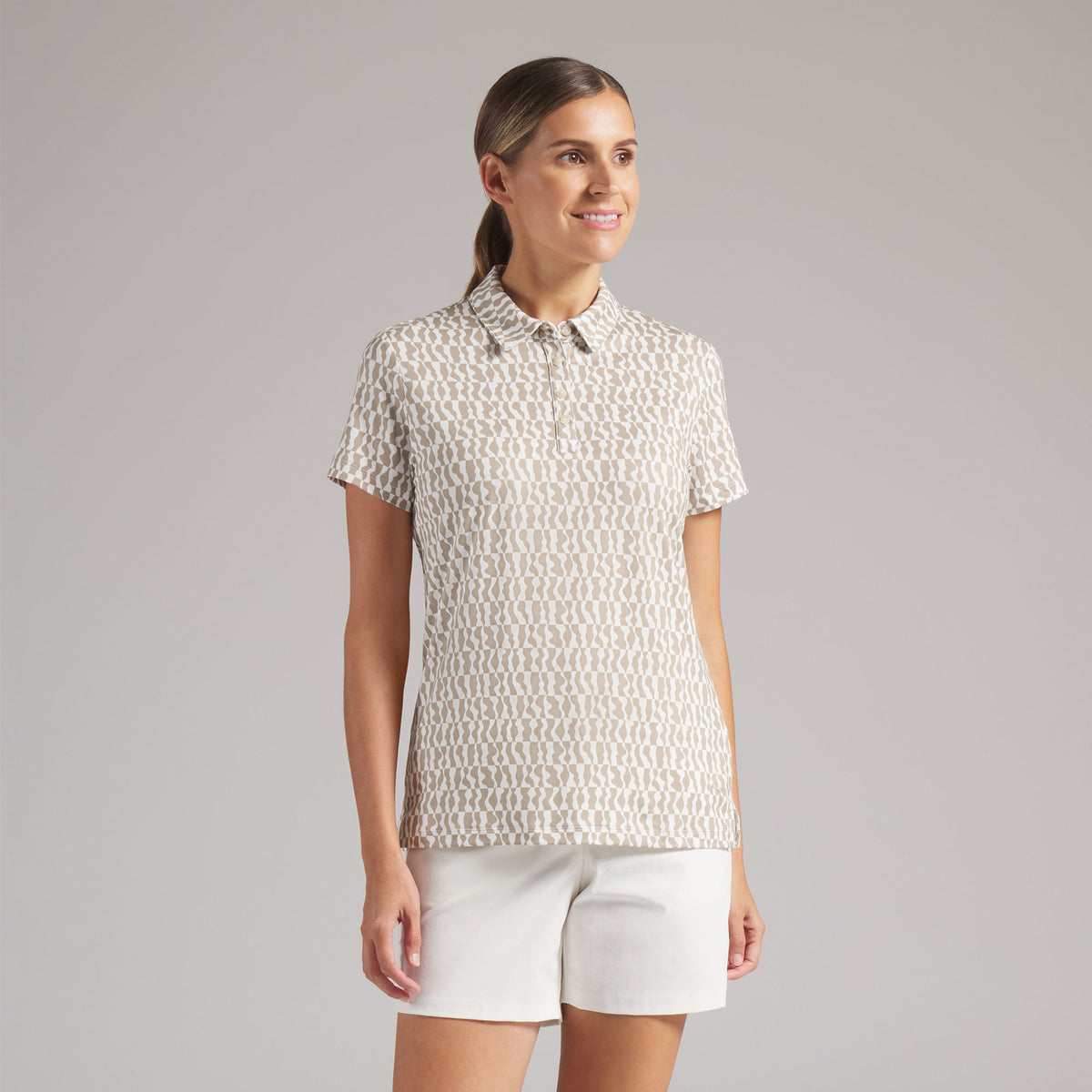 Women's CLOUDSPUN Wavey Golf Polo / Puma Golf Classic