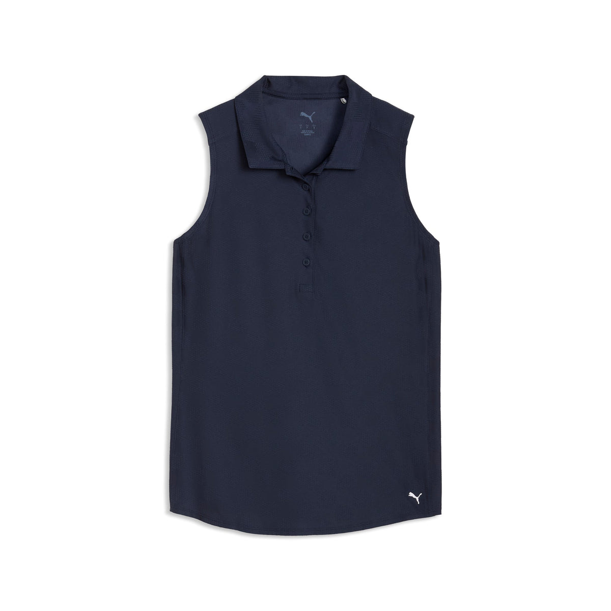 Women's Check Jacquard Sleeveless Golf Polo / Puma Golf Top Pick