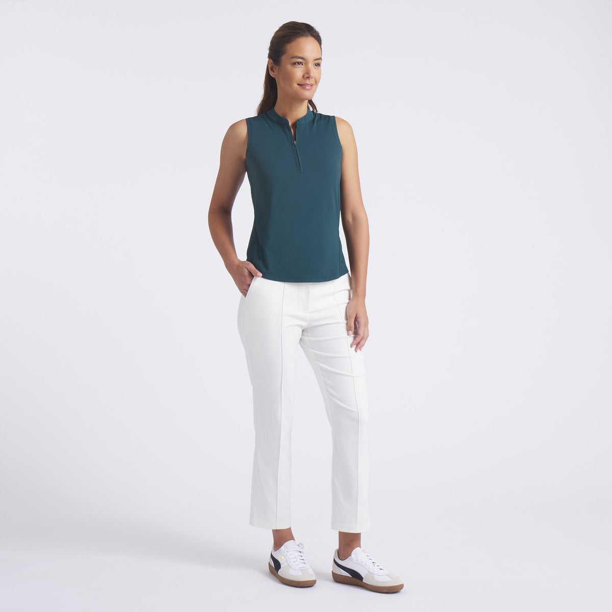 Women's Aerlon Mock Sleeveless Golf Polo / Puma Golf Everyday
