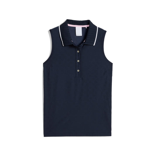 Women's AP Jacquard Sleeveless Golf Polo / Puma Golf Recommended