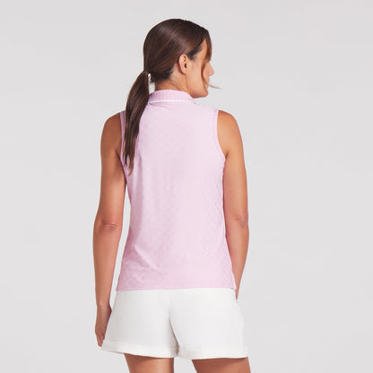 Women's AP Jacquard Sleeveless Golf Polo / Puma Golf Recommended