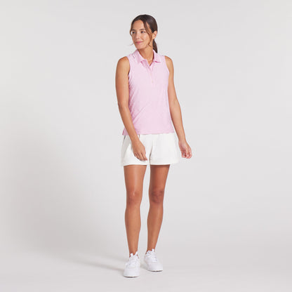 Women's AP Jacquard Sleeveless Golf Polo / Puma Golf Recommended