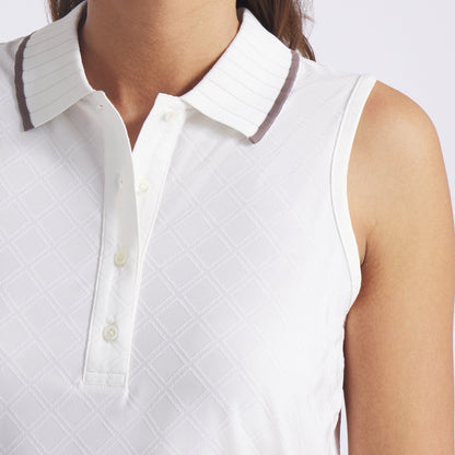 Women's AP Jacquard Sleeveless Golf Polo / Puma Golf Recommended