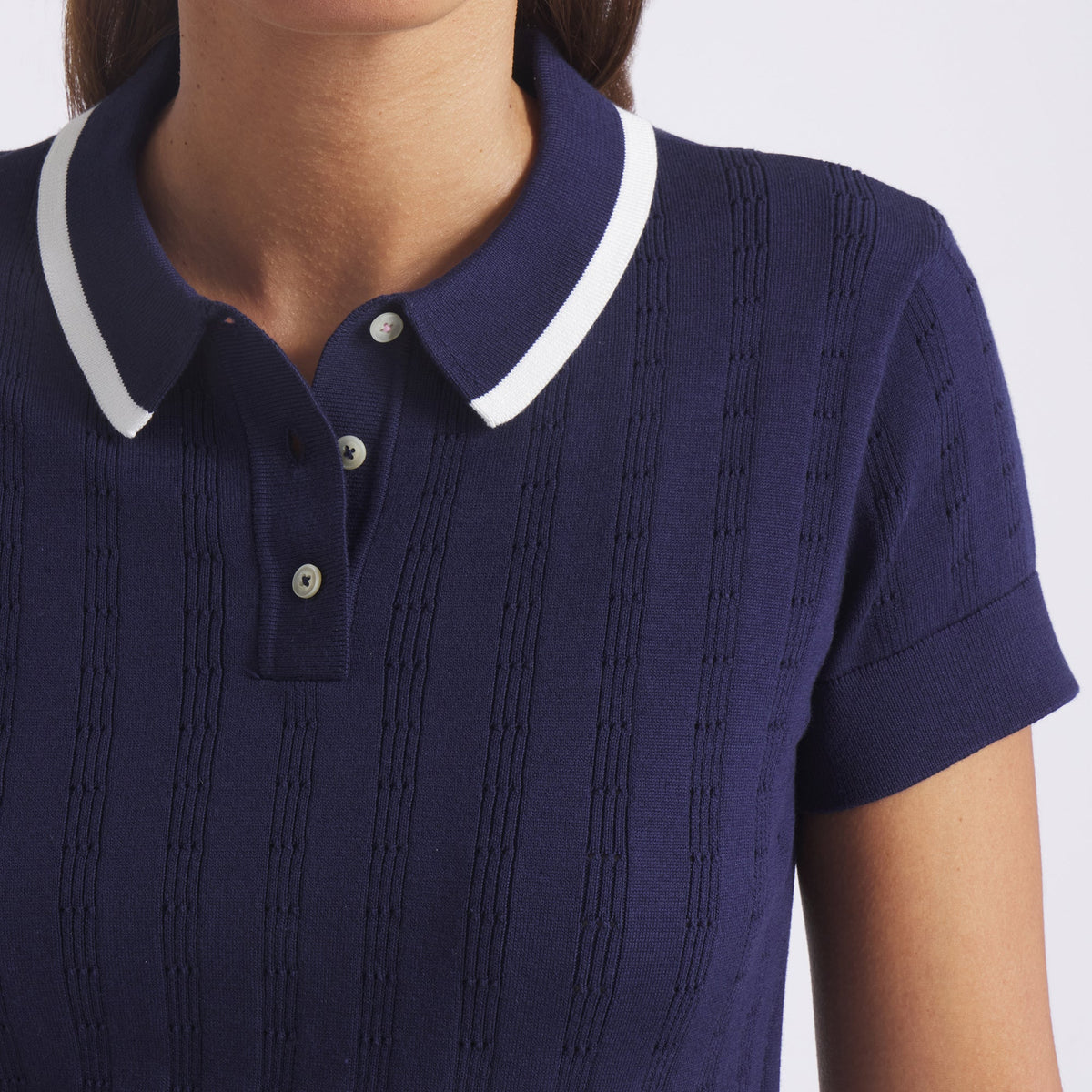 Women's AP Pointelle Golf Polo / Puma Golf Quality