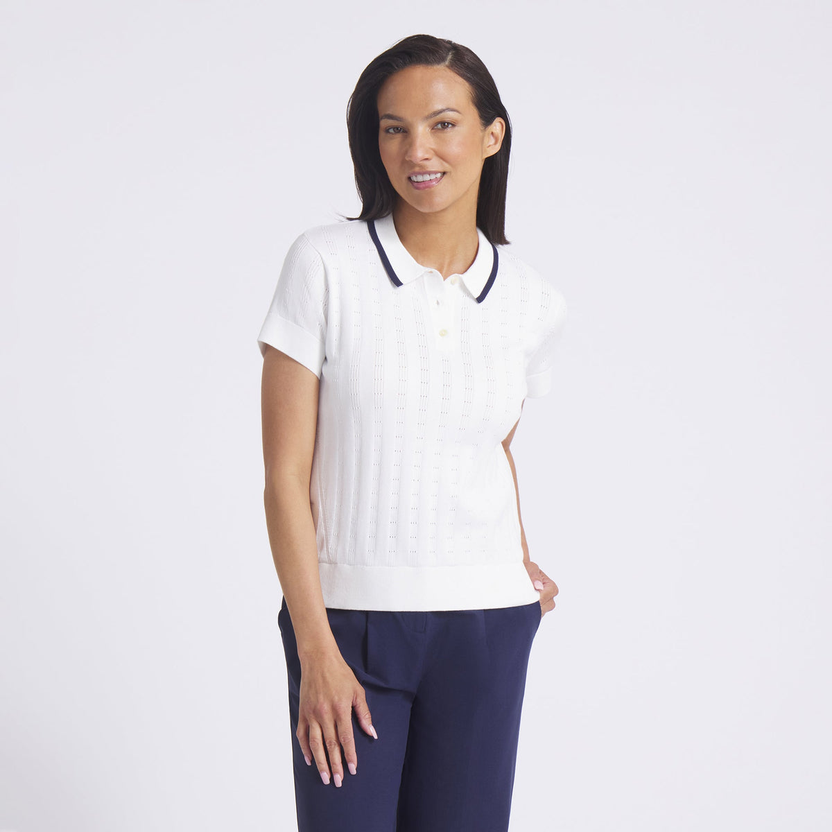 Women's AP Pointelle Golf Polo / Puma Golf Quality
