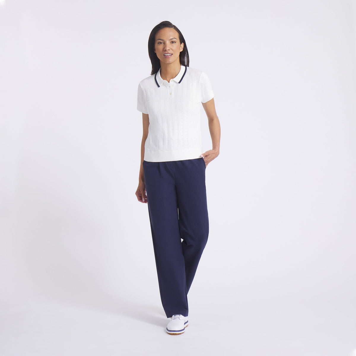 Women's AP Pointelle Golf Polo / Puma Golf Quality