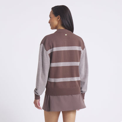 Women's AP Sweater Collared Golf 1/4 Zip / Puma Golf Popular