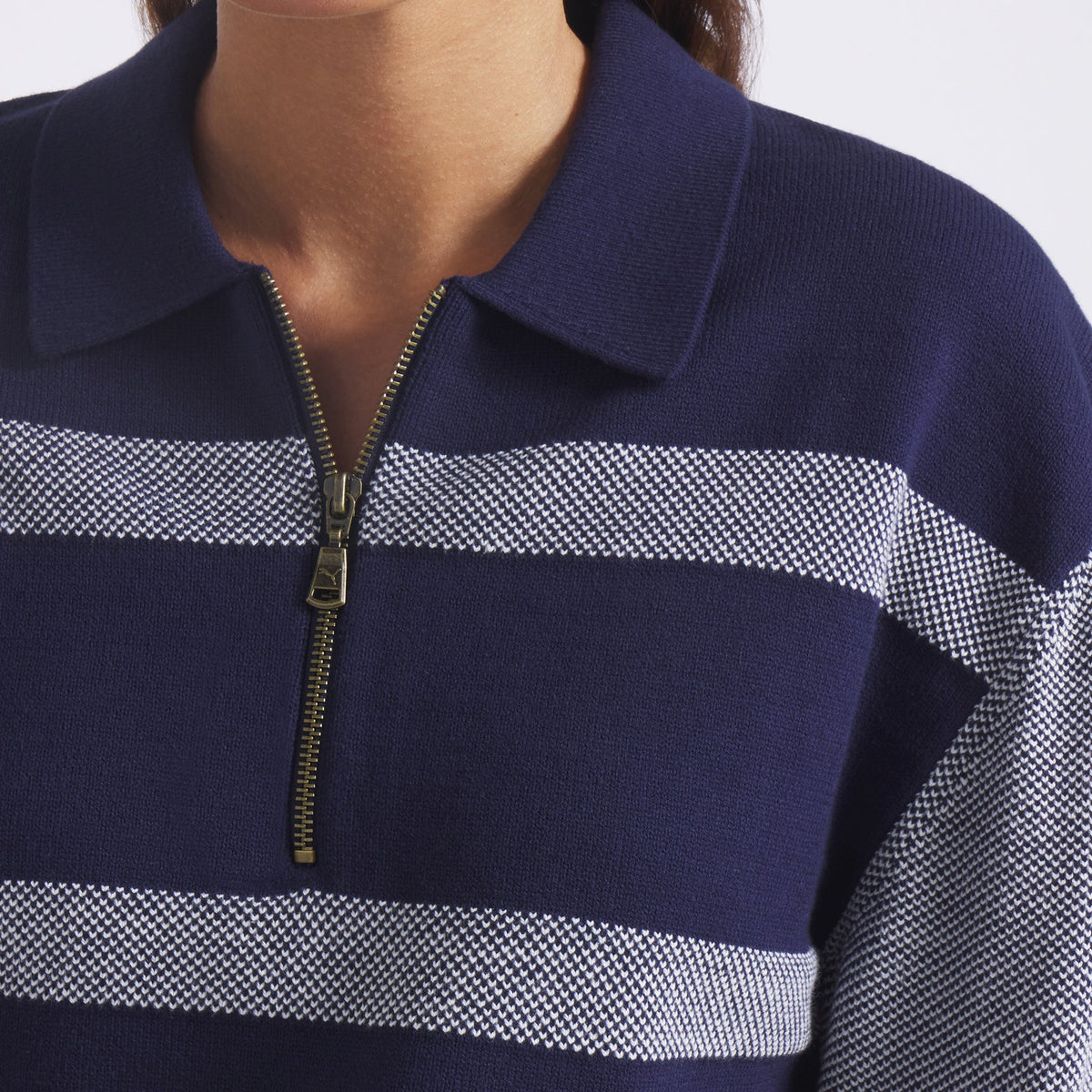 Women's AP Sweater Collared Golf 1/4 Zip / Puma Golf Popular