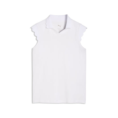 Girl's CLOUDSPUN Scallop Sleeve Golf Polo / Puma Golf Customer Favorite