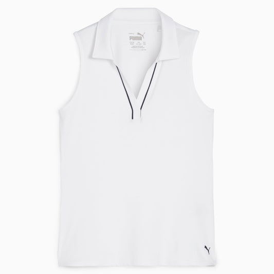 Girl's CLOUDSPUN Piped Sleeveless Golf Polo / Puma Golf Everyday