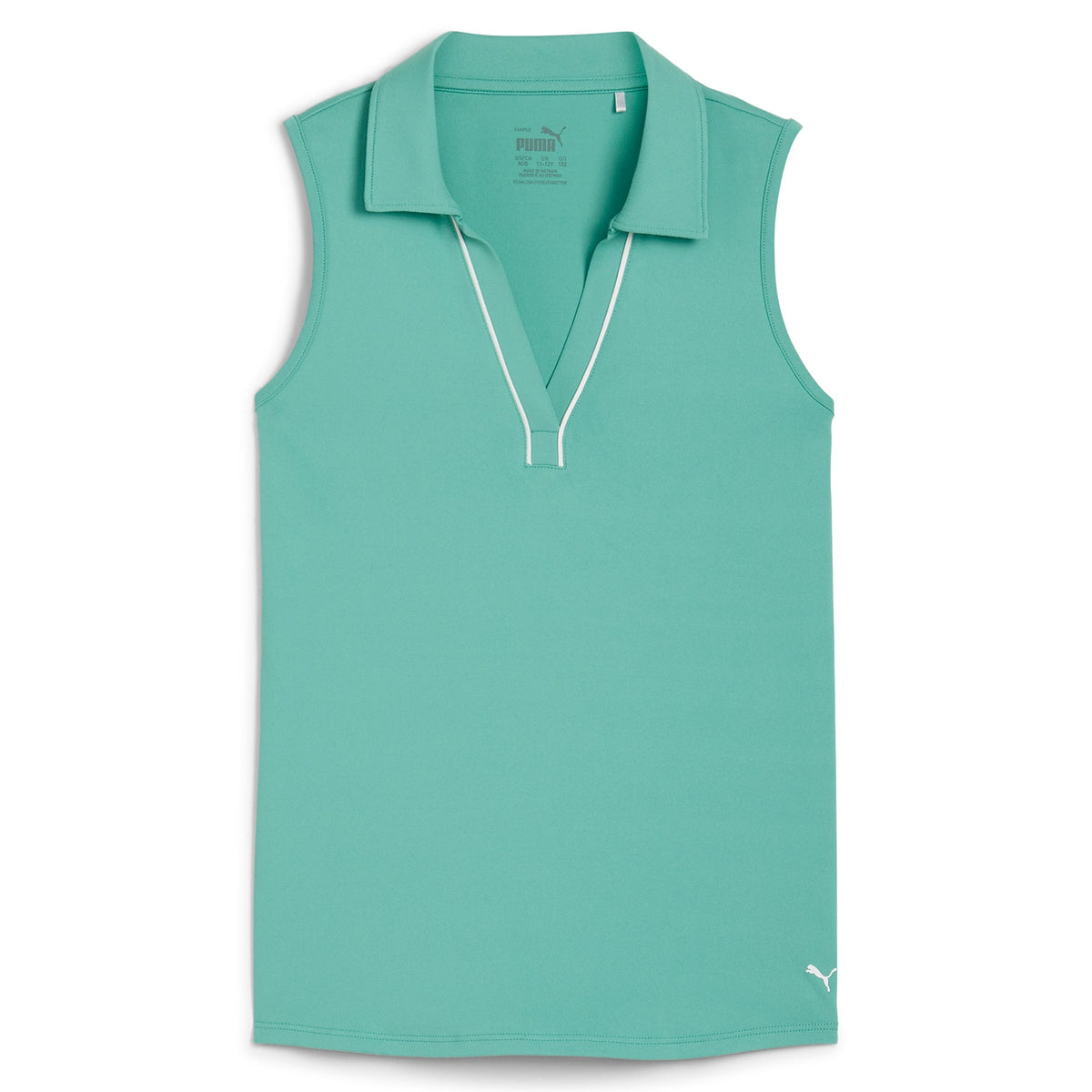 Girl's CLOUDSPUN Piped Sleeveless Golf Polo / Puma Golf Everyday