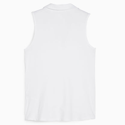 Girl's CLOUDSPUN Piped Sleeveless Golf Polo / Puma Golf Everyday