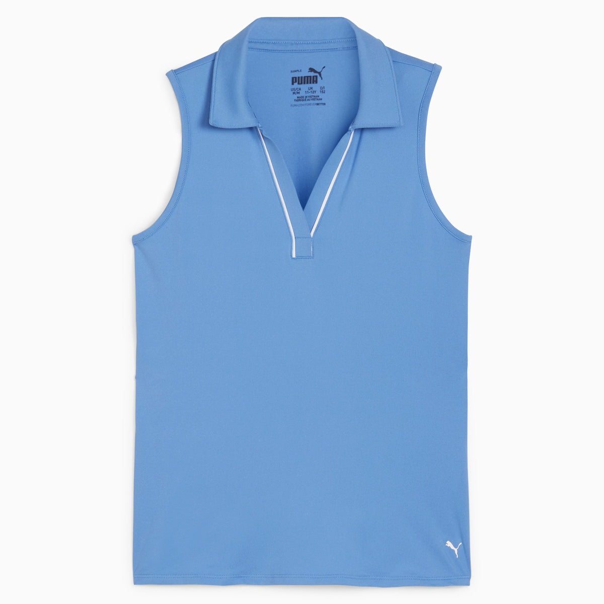 Girl's CLOUDSPUN Piped Sleeveless Golf Polo / Puma Golf Everyday