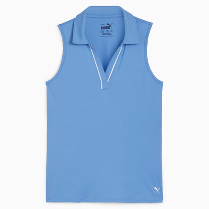 Girl's CLOUDSPUN Piped Sleeveless Golf Polo / Puma Golf Everyday