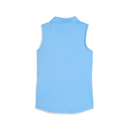 Girl's CLOUDSPUN Piped Sleeveless Golf Polo / Puma Golf Everyday