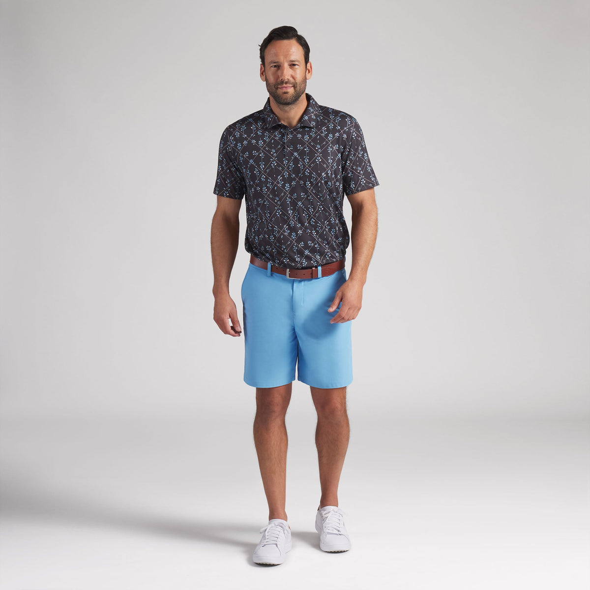 CLOUDSPUN Argyle Bloom BN Golf Polo / Puma Golf Top Pick