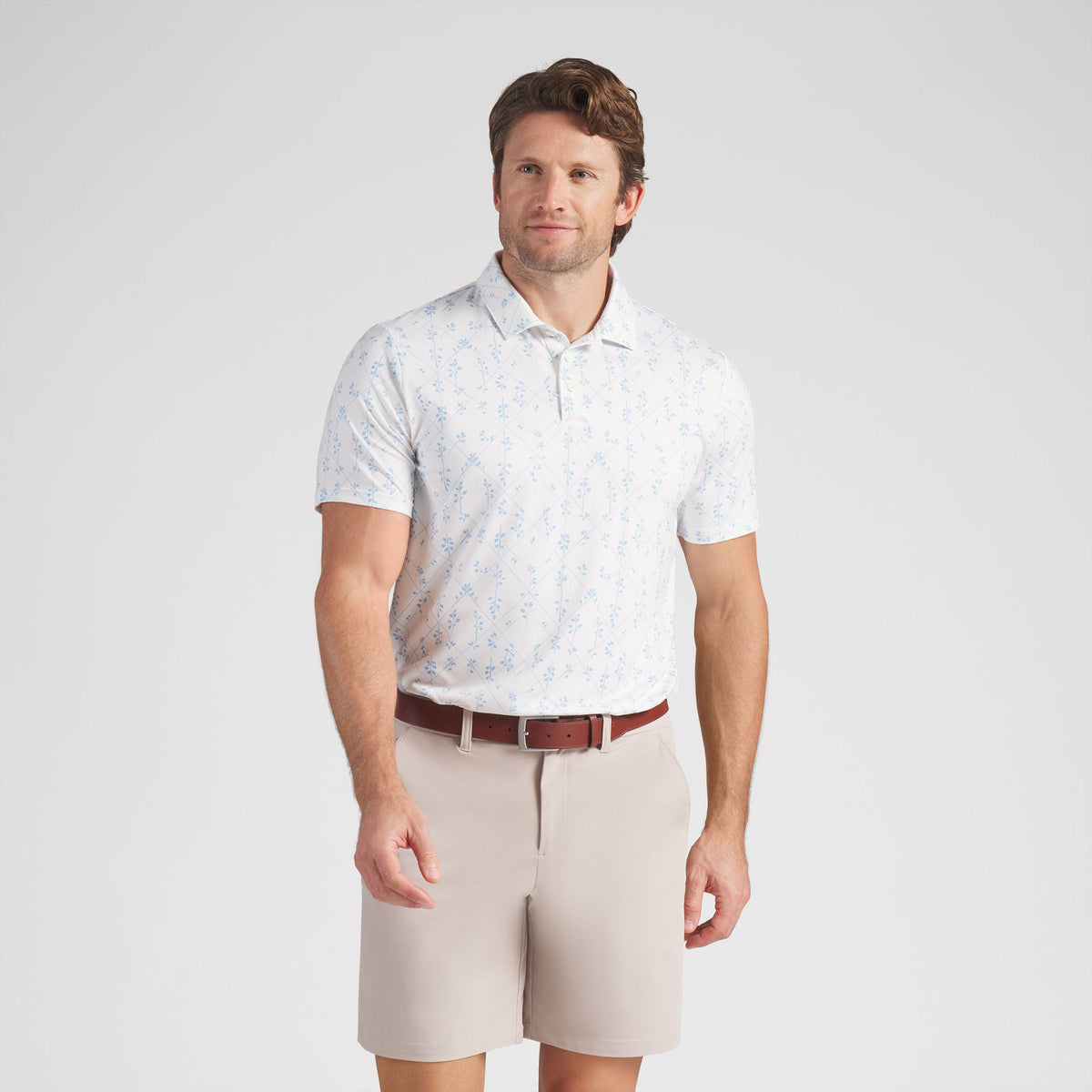 CLOUDSPUN Argyle Bloom BN Golf Polo / Puma Golf Top Pick