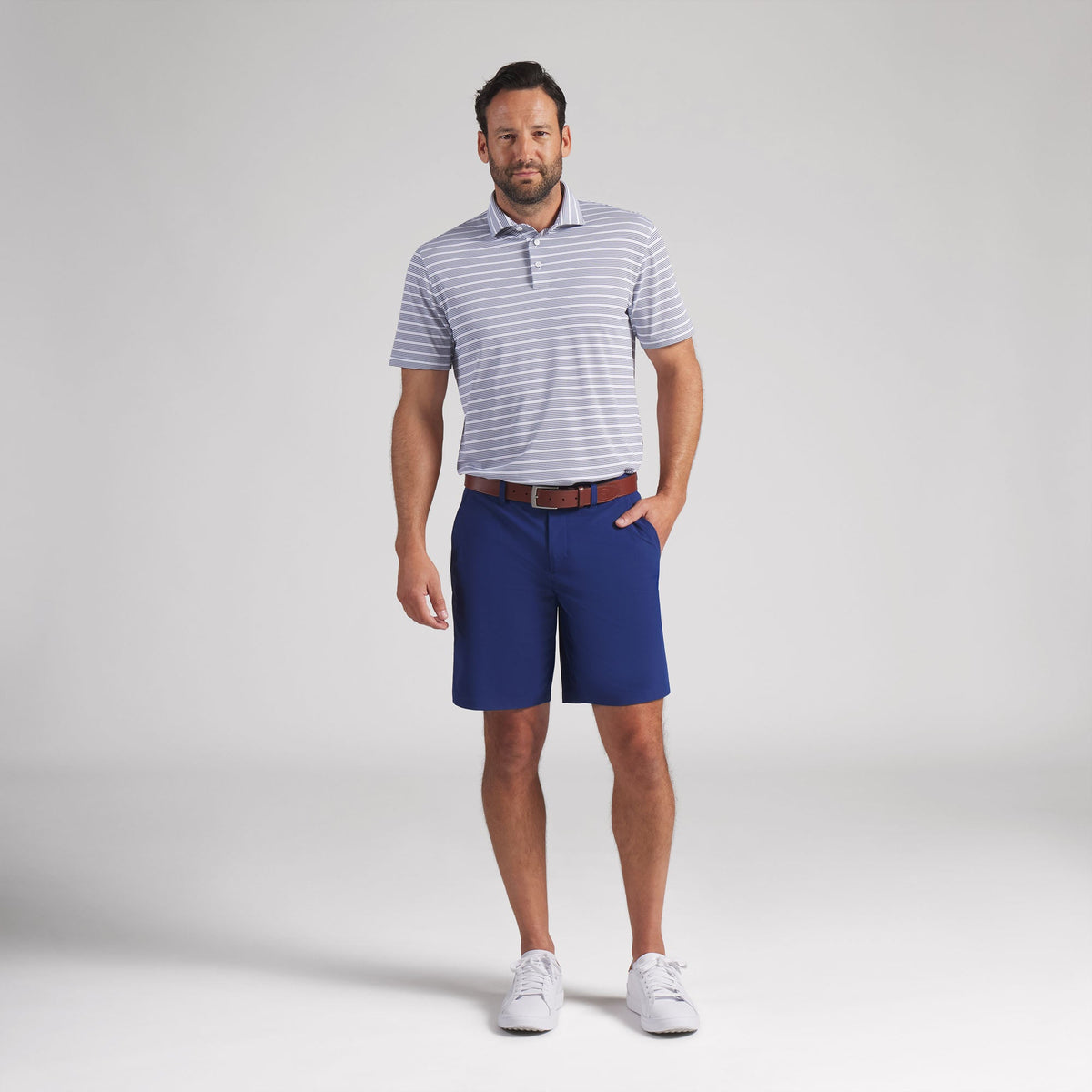 Clubhouse Stripe Golf Polo / Puma Golf Featured