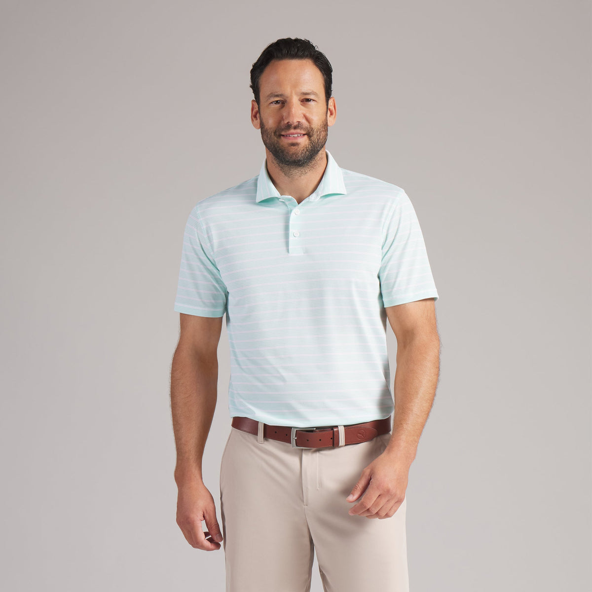 Clubhouse Stripe Golf Polo / Puma Golf Featured