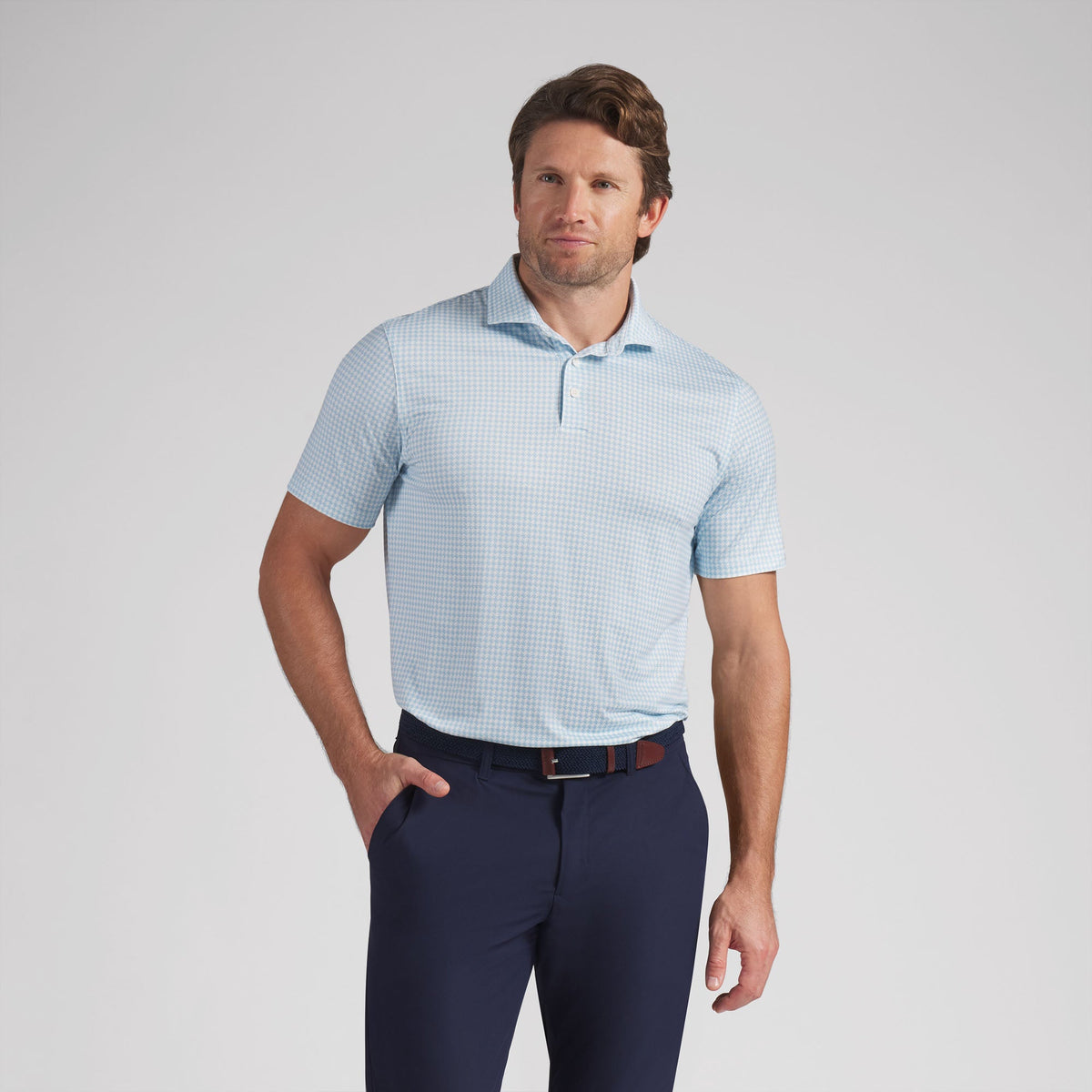 CLOUDSPUN Mono Check BN Golf Polo / Puma Golf Latest