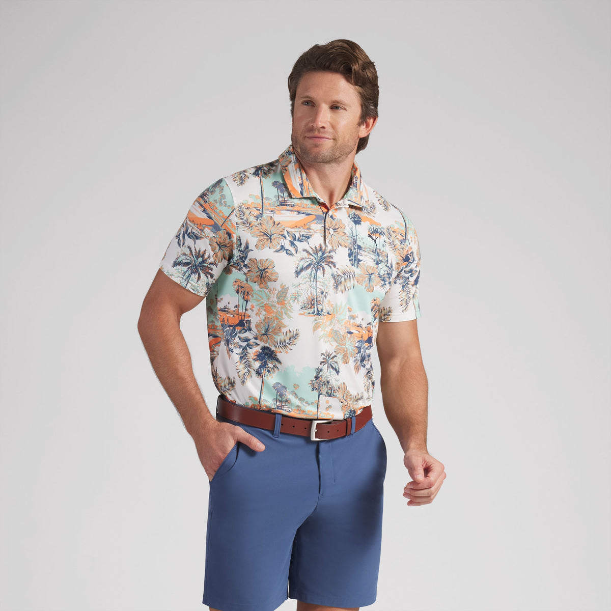 CLOUDSPUN Palm LC Golf Polo / Puma Golf Featured