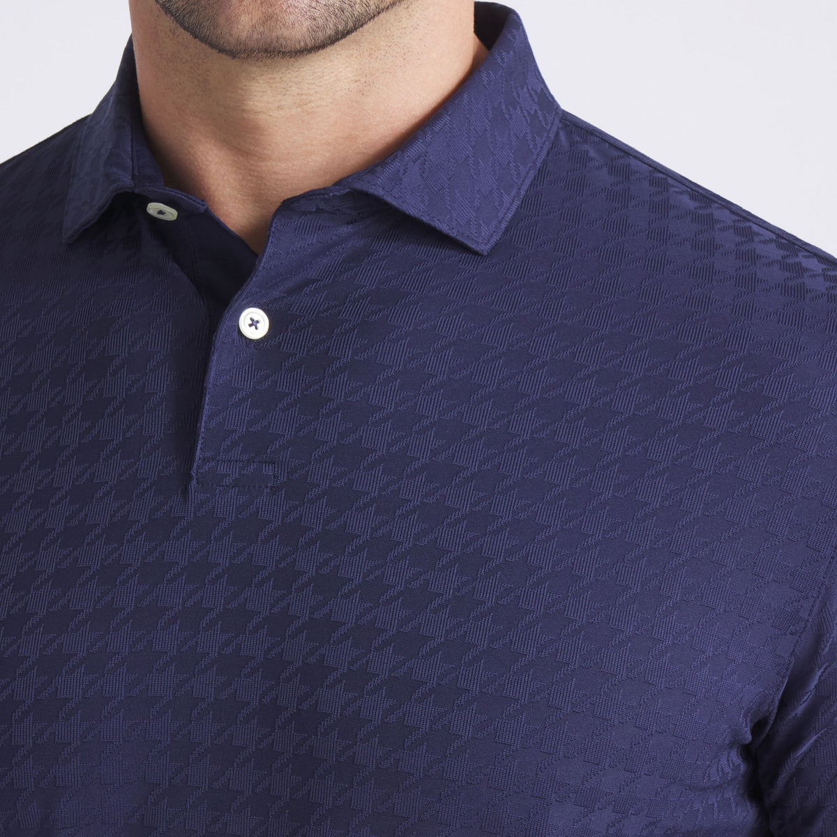 MATTR Houndstooth Golf Polo / Puma Golf Trusted