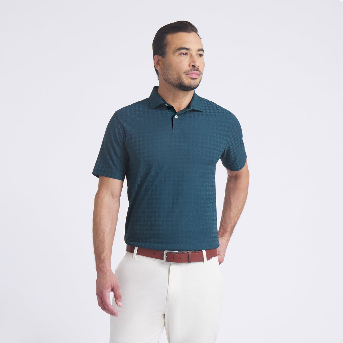 MATTR Houndstooth Golf Polo / Puma Golf Trusted