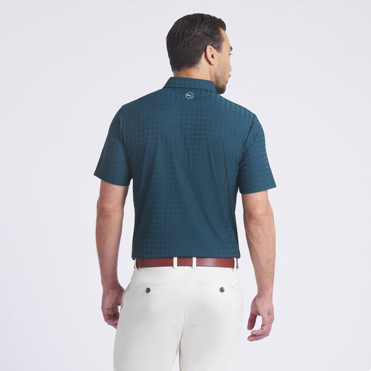 MATTR Houndstooth Golf Polo / Puma Golf Trusted