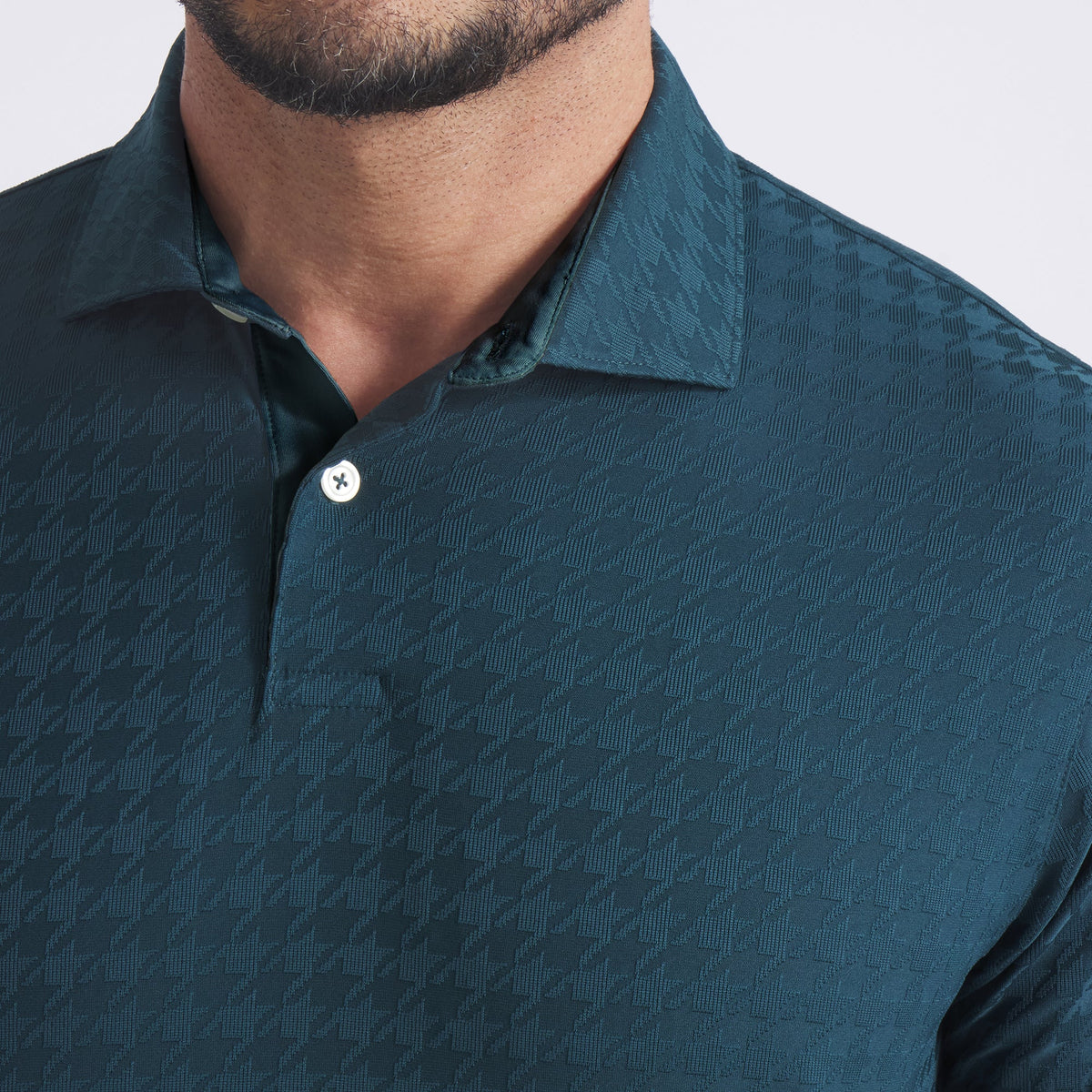MATTR Houndstooth Golf Polo / Puma Golf Trusted