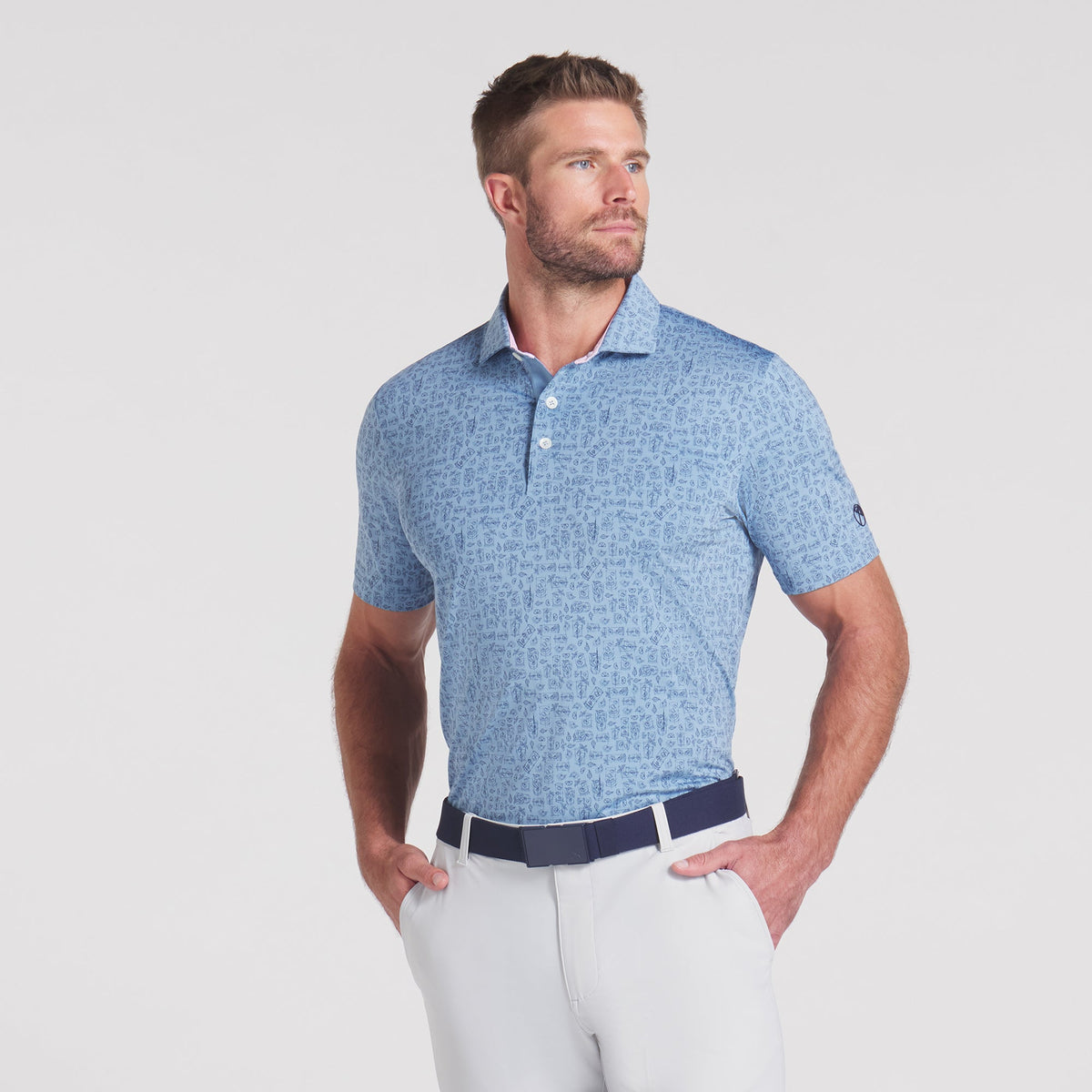 AP Sketch Golf Polo / Puma Golf Hot Sale