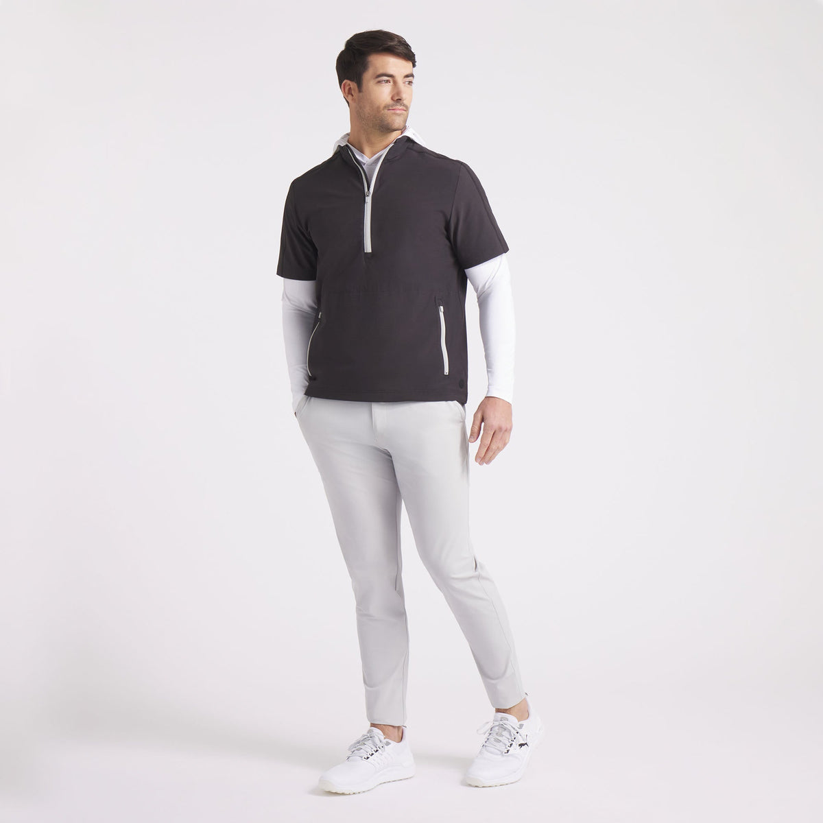 Ripguard Short Sleeve Pullover Golf Jacket / Puma Golf Premium
