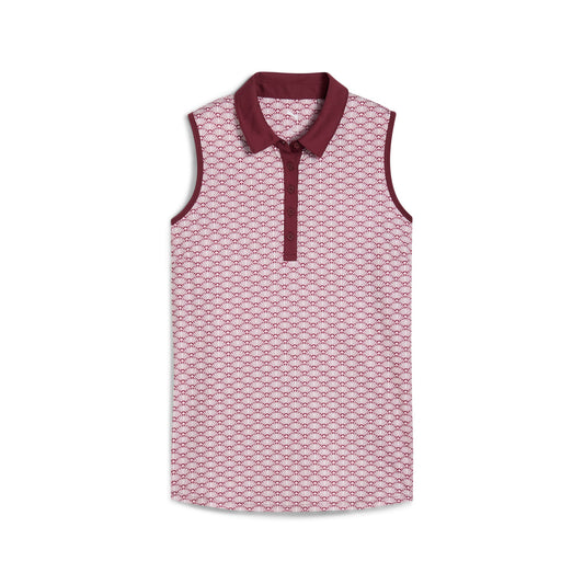 Women's CLOUDSPUN Scallop Sleeveless Golf Polo / Puma Golf Popular