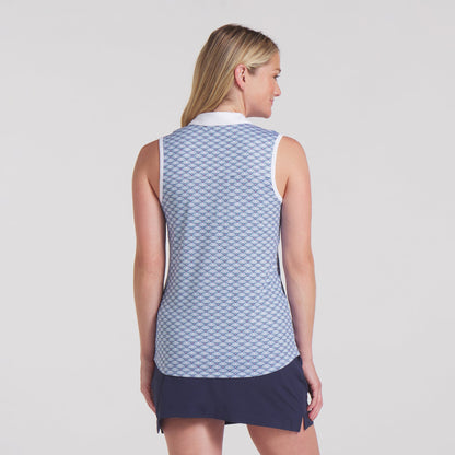 Women's CLOUDSPUN Scallop Sleeveless Golf Polo / Puma Golf Popular