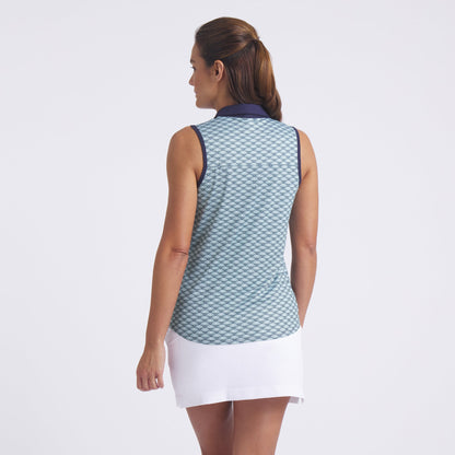 Women's CLOUDSPUN Scallop Sleeveless Golf Polo / Puma Golf Popular
