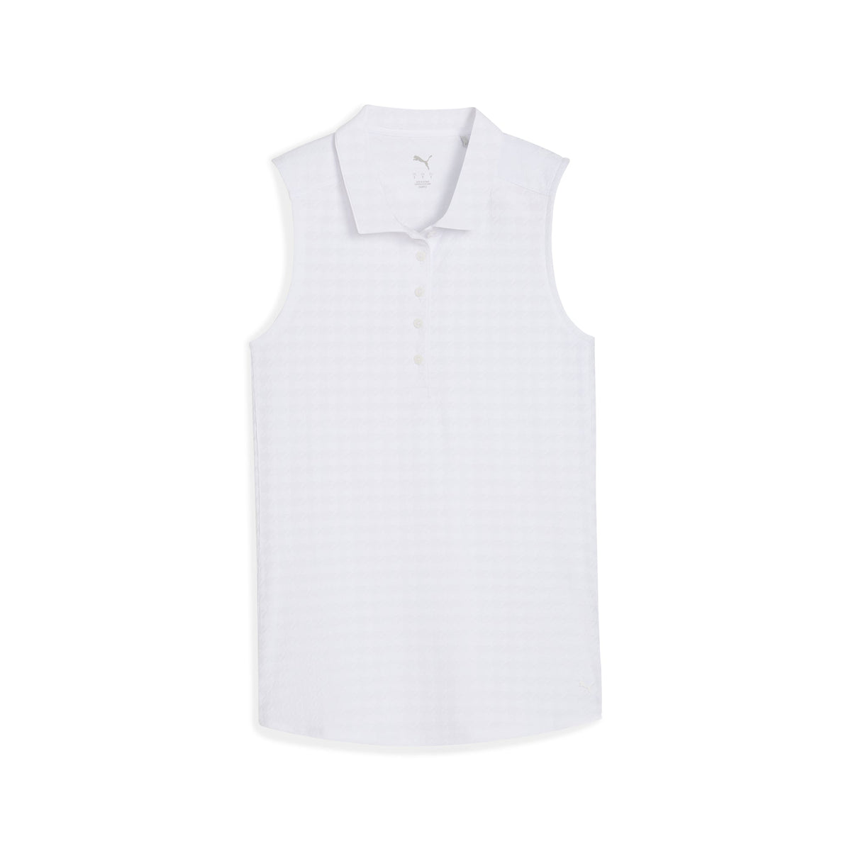 Women's Houndstooth Sleeveless Golf Polo / Puma Golf Premium