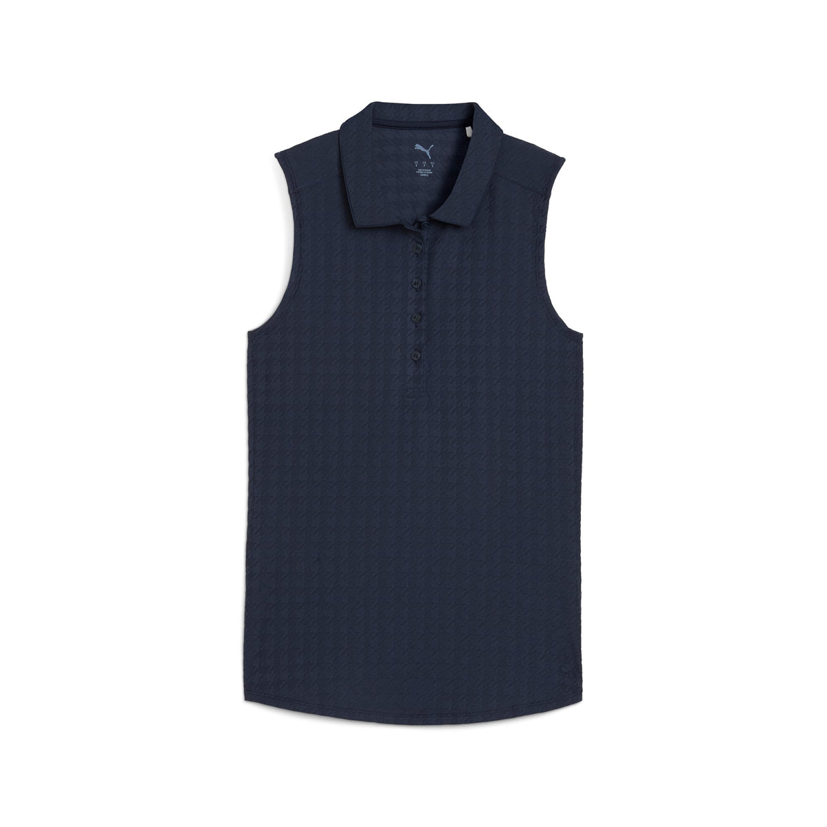Women's Houndstooth Sleeveless Golf Polo / Puma Golf Premium