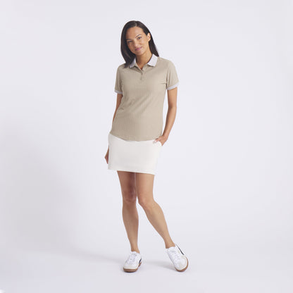 Women's MATTR Stripe Jacquard Golf Polo / Puma Golf Smart Buy