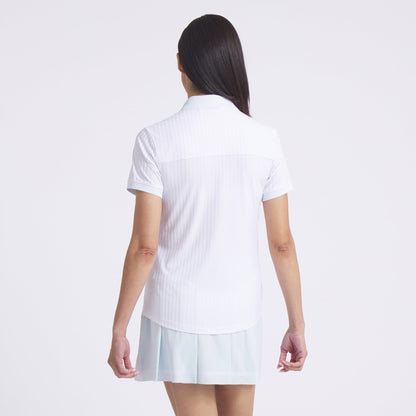 Women's MATTR Stripe Jacquard Golf Polo / Puma Golf Smart Buy