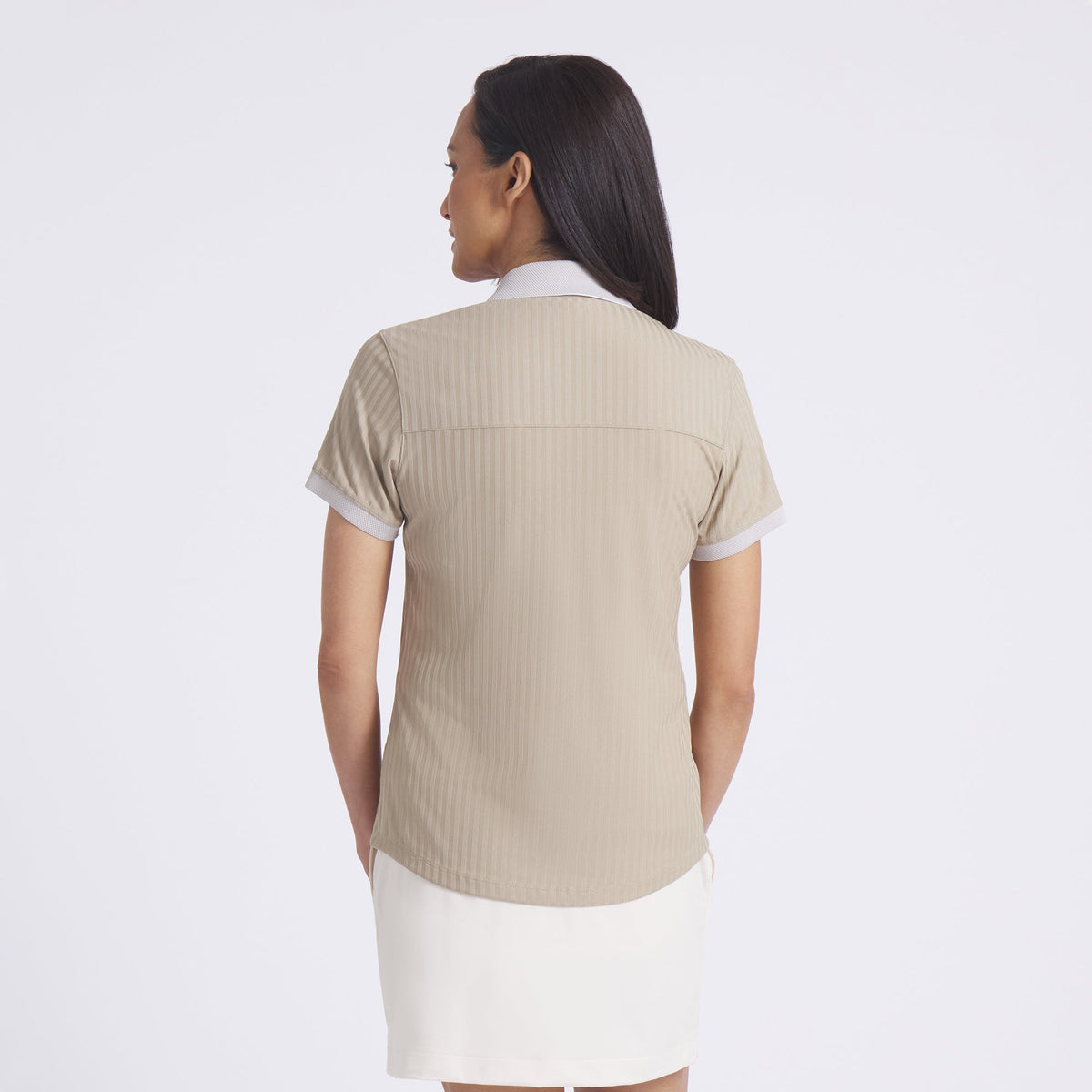 Women's MATTR Stripe Jacquard Golf Polo / Puma Golf Smart Buy