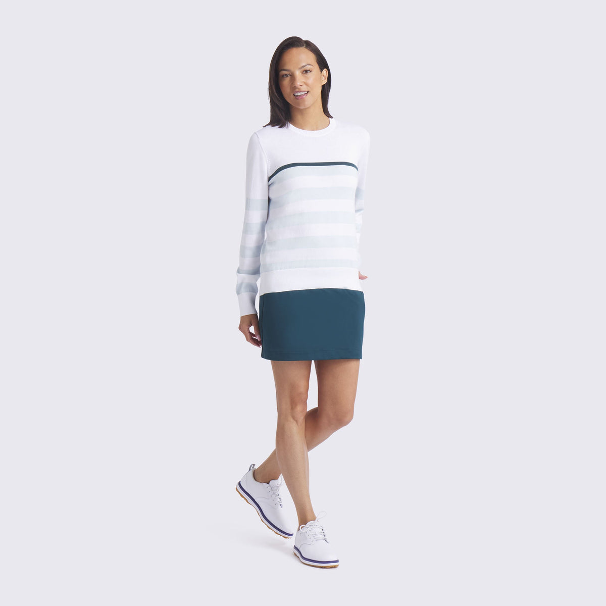 Women's Resort Stripe Golf Sweater / Puma Golf Discount