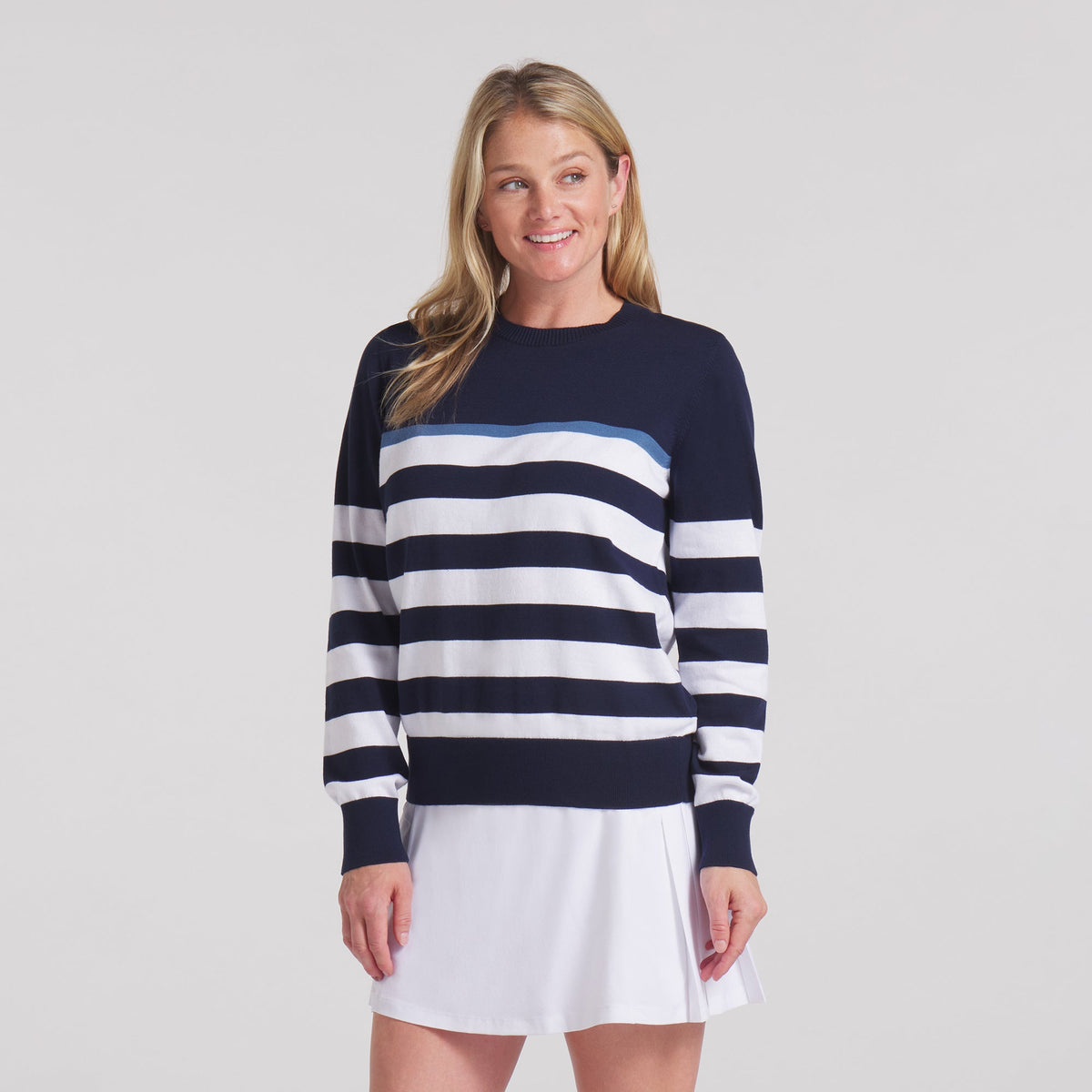 Women's Resort Stripe Golf Sweater / Puma Golf Discount