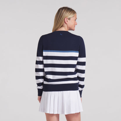 Women's Resort Stripe Golf Sweater / Puma Golf Discount