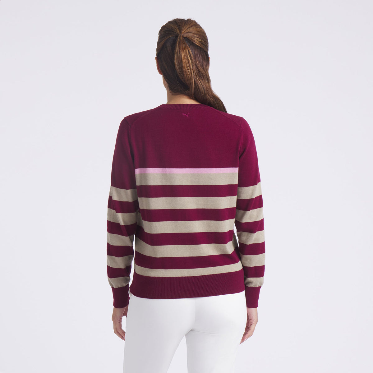 Women's Resort Stripe Golf Sweater / Puma Golf Discount