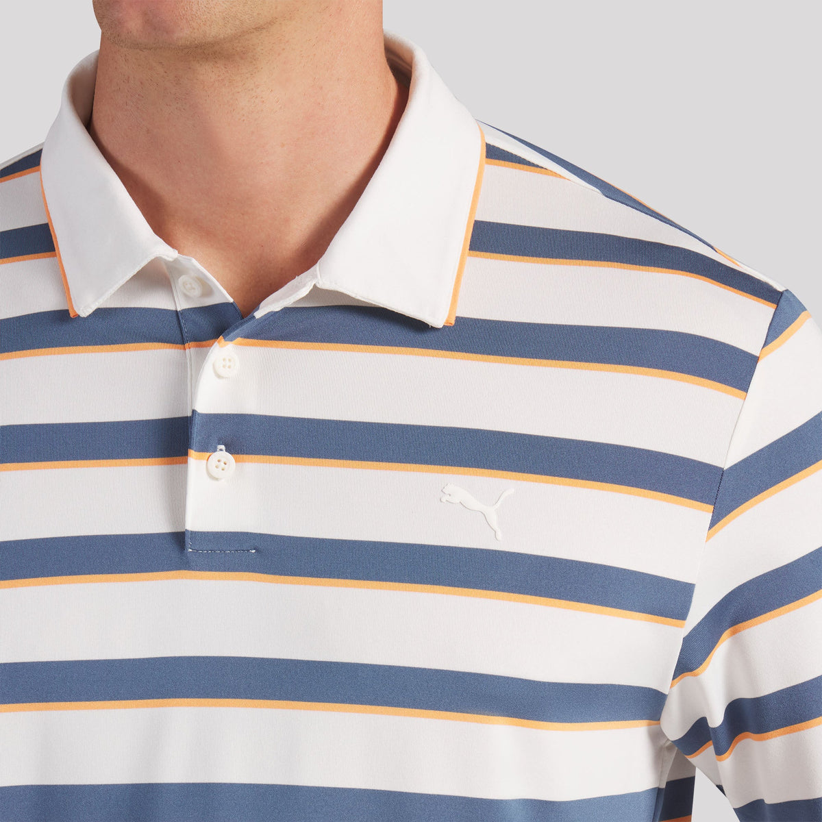 CLOUDSPUN Stripe Golf Polo / Puma Golf Featured