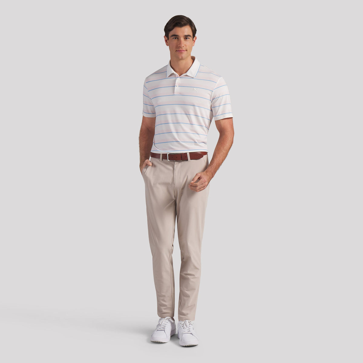 CLOUDSPUN Stripe Golf Polo / Puma Golf Featured
