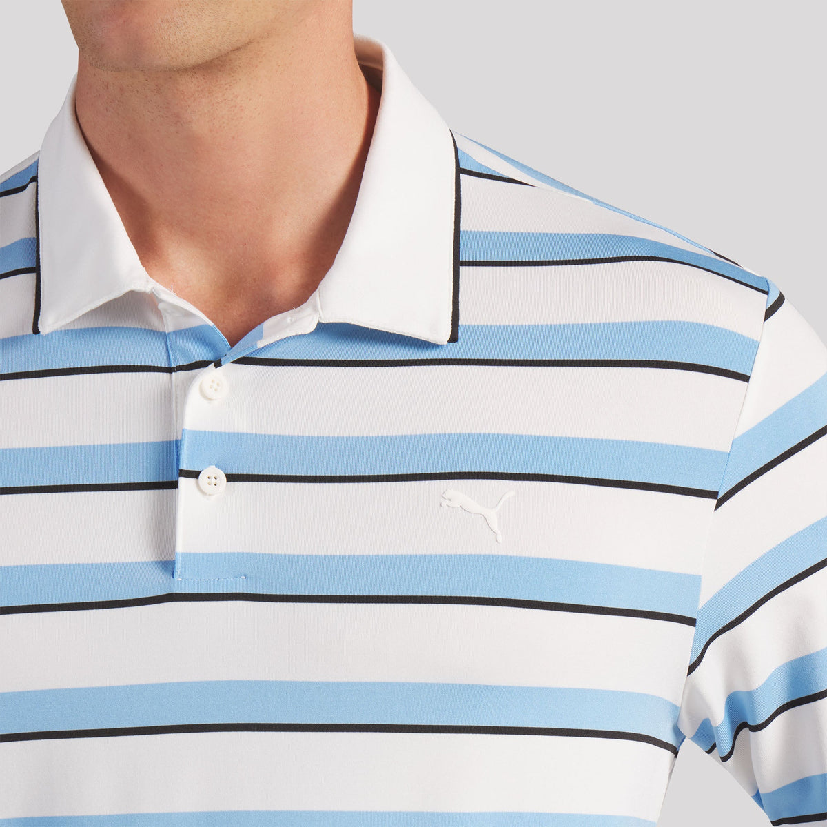 CLOUDSPUN Stripe Golf Polo / Puma Golf Featured
