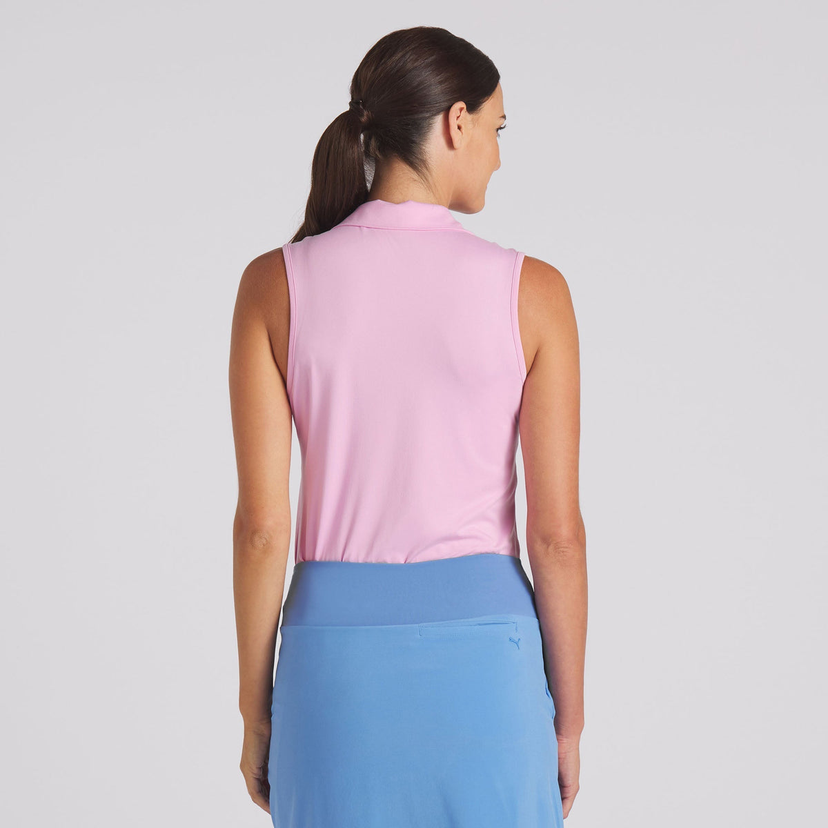 Women's CLOUDSPUN Piped Sleeveless Golf Polo / Puma Golf Recommended