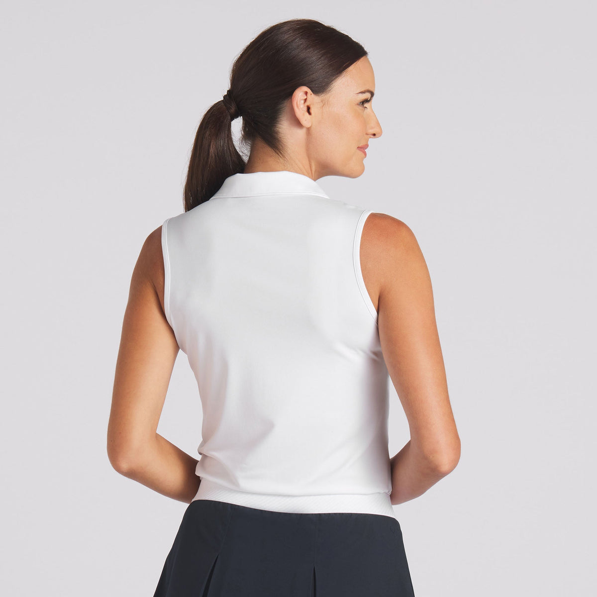 Women's CLOUDSPUN Piped Sleeveless Golf Polo / Puma Golf Recommended