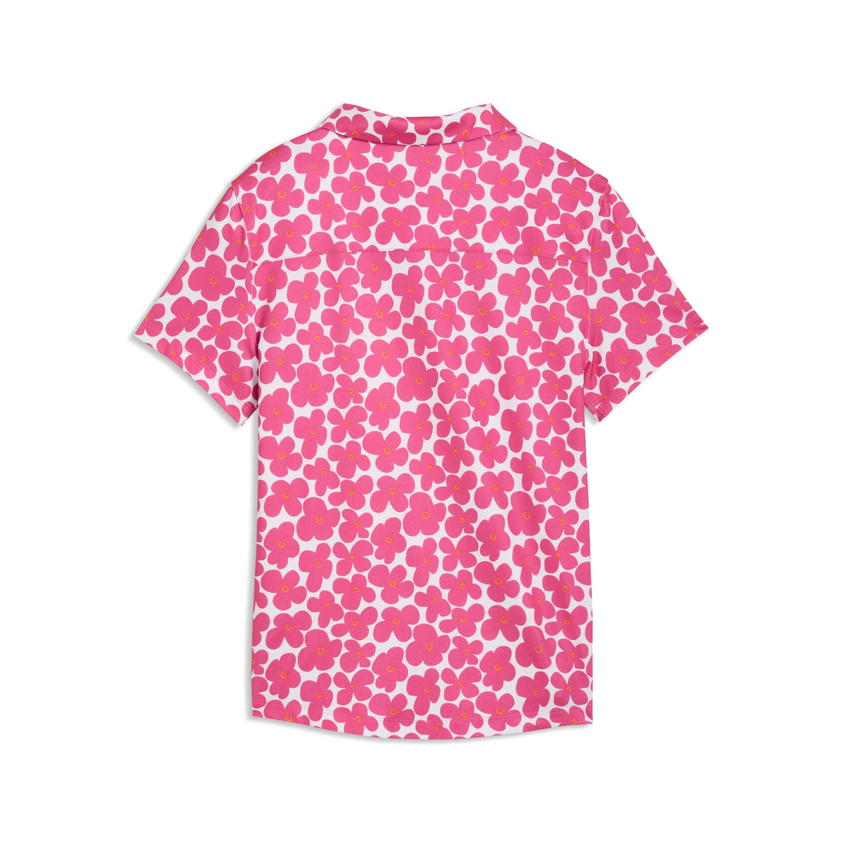 Girl's CLOUDSPUN Floral Golf Polo / Puma Golf Premium